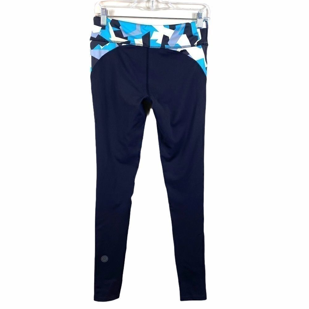 Pure barre by Splits59 Blue Geometric Leggings